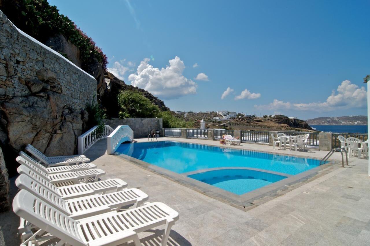 Alex Hotel Tourlos Buitenkant foto