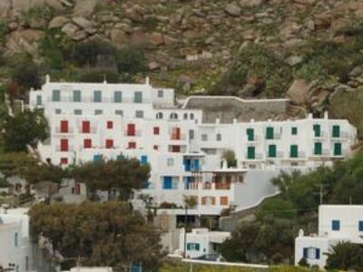 Alex Hotel Tourlos Buitenkant foto