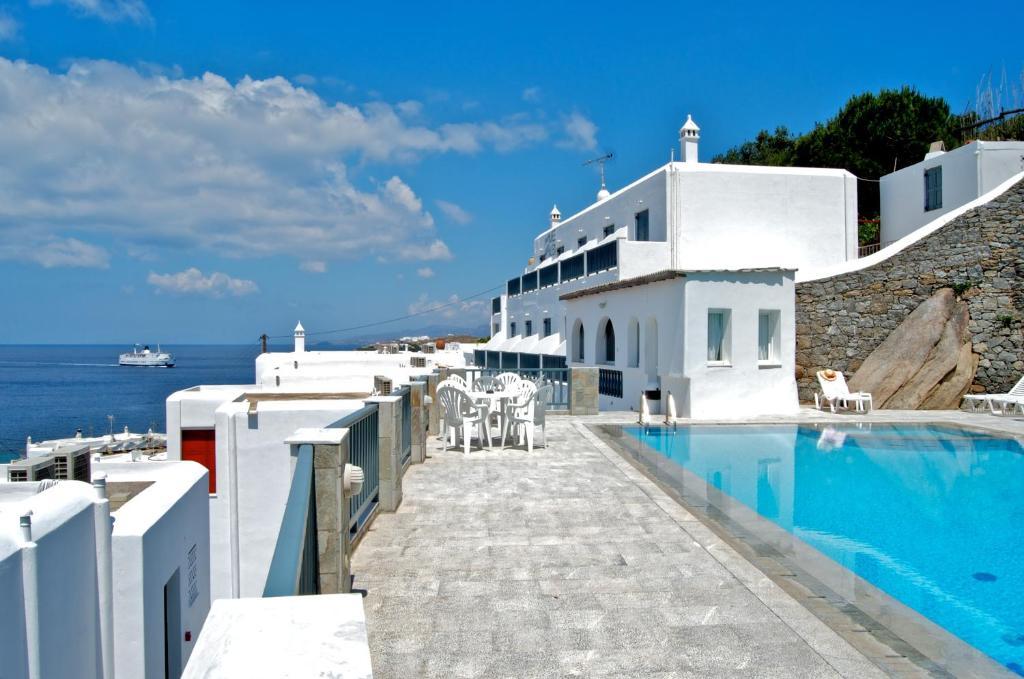 Alex Hotel Tourlos Buitenkant foto
